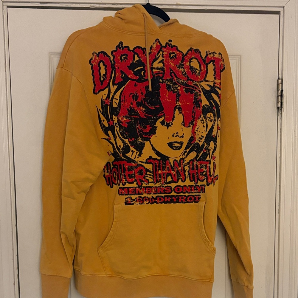 Mustard Graphic Hoodie